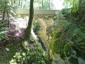 Le pont du diable, à Bellecombe.