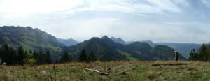 Panorama au sommet du Cret du Char.