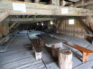 Chalet de la Buffaz. Intérieur.