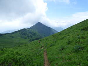 Dans le rétro, pendant la montée.