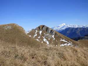 Le Mont Blanc depuis le chalet du Charbonnet.