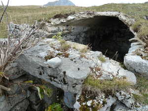 Ruines des caves au plan de la Limace.