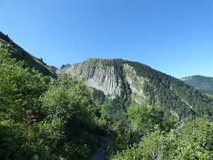 pointe d'Arlicot et la montagne de la Lanche.