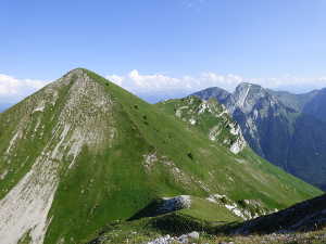 Mont de la Coche, Arménaz, Pécloz et l'alpage de l'Arclusaz.