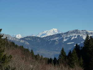 Le Mont Blanc du col de la Cochette.