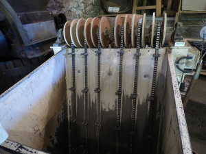 La machine a casser les noix du moulin Morand.