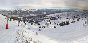 Damage au treuil du mur de la piste des 'Biolles', à Margériaz.