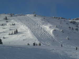 Piste du 'Golet', à Margériaz.