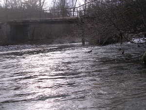 L'ancien 'pont Picot', en bas d'Attilly et qui n'existe plus.
