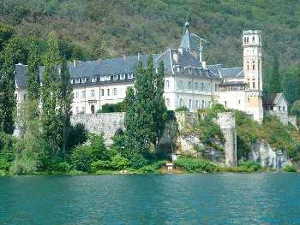 L'abbaye de Hautecombe, en Savoie.