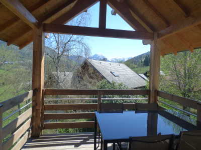 Vue de la nouvelle terasse