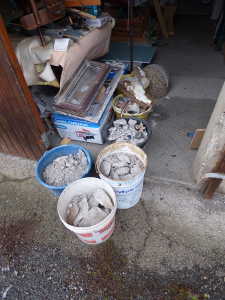 2ème évacuation des gravats.