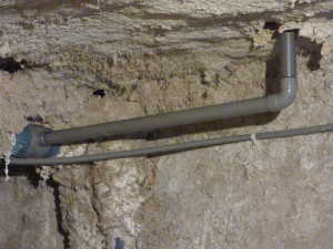 Puis l'évacuation au sous-sol.