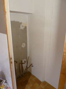 L'emplacement du chauffe-eau.