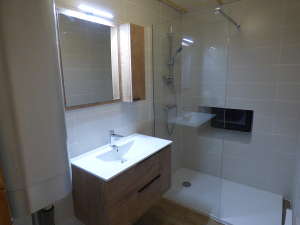 Salle de bains finie.