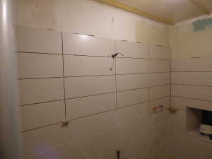 Faience côté meuble.