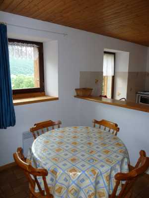 La table pour les repas.