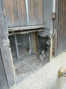 Ouverture du gite à l'étage.