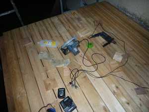 Planchers des balcons.