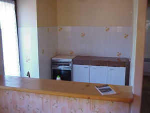 En 2003, la cuisine juste avant les travaux.