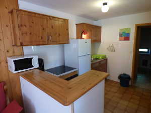 La cuisine du gite au RDC.