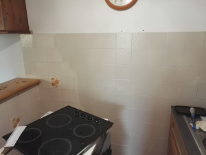 Peinture du grand gite, à l'étage.