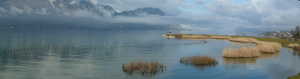 Panorama sur le lac du Bourget.