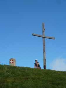 la croix du col de l'Alpe.